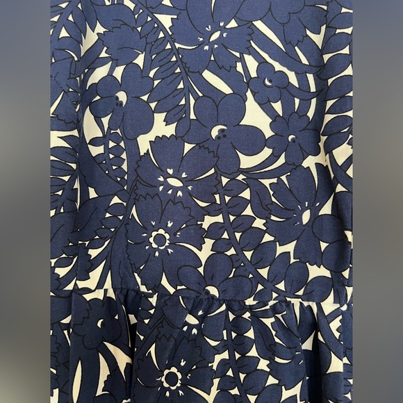 Zara Blue A-Line Dress - Picture 14 of 15